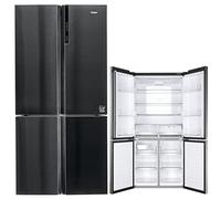 Haier Cube 90 Serie 7 HTF-610DSN7 frigorifero side-by-side Libera installazione 628 L F Nero