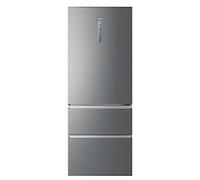 Haier 3D 70 Serie 3 HTOPMNE7193 Libera installazione 450 L E Platino, Acciaio inox