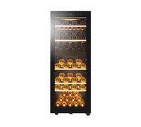 HAIER HWS79GDG CANTINETTA, 77 bottiglie, 5 ripiani, dimensoni: L 49,5 cm, A 127 P 58 Nero, classe G