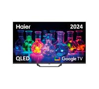 Haier QLED 4K UHD H32S80EFX 32'' Smart TV, Google TV, Dolby Audio, HDR 10, Telecomando Smart, Google Assistant, Bluetooth 5.1, Gaming 120Hz, USB 2.0, DBX TV, HDMI 2.1 x 4
