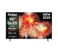 Haier QLED Full Array 4K UHD H98S900UX 98'', Smart TV, Google TV, Dolby Atmos e Dolby Vision, HDR 10, Telecomando Smart, Google Assistant, Bluetooth 5.1, DBX TV, HDMI 2.1 x 4 [2024]