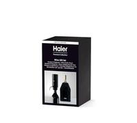 Haier Set Regalo Vino Ed. Limitata - Aeratore Dosatore 2-in-1 + Borsa - Ner
