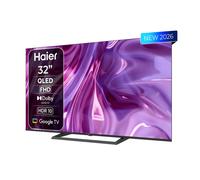 HAIER H32S80GFX TV QLED, SMART TV, 32 ", Full-HD, Processore CPU 4*CA55 with TEE 1.45GHz, GPU Mali G31 MP2 550MHz, Black