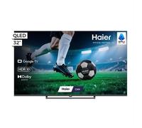 HAIER H32S80GFX TV QLED, SMART TV, 32 ", Full-HD, Processore CPU 4*CA55 with TEE 1.45GHz, GPU Mali G31 MP2 550MHz, Black