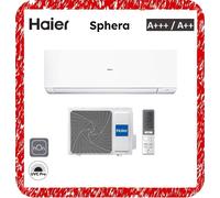 HAIER SPHERA CLIMATIZZATORE 12000BTU INVERTER GAS R32 WIFI INTEGRATO