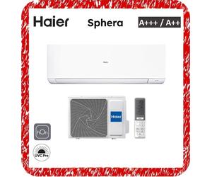 HAIER SPHERA CLIMATIZZATORE 12000BTU INVERTER GAS R32 WIFI INTEGRATO