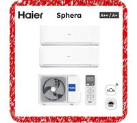 HAIER SPHERA CLIMATIZZATORE DUAL 9000+9000 INVERTER WIFI INTEGRATO