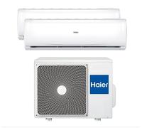 HAIER TRENDY DUAL 12+12 BTU H2U18TAAOUT CLIMATIZZATORE WIFI INVERTER R32 A++A+ [EEK: A++]