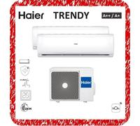 HAIER TRENDY DUAL 9+9 BTU H2U18TAAOUT CLIMATIZZATORE WIFI INVERTER R32