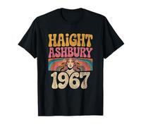 Haight Ashbury 1967 Camicia Hippie Anni '60 colorato San Francisco Maglietta