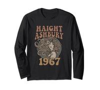 Haight Ashbury 1967 Camicia Vintage Hippie Summer of Love Tee Maglia a Manica