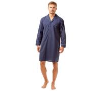 Haigman Manica Lunga Ginocchio Lunghezza Camicia da Notte Easy Care Cotone M-2XL