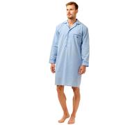 Haigman Manica Lunga Ginocchio Lunghezza Camicia da Notte Easy Care Cotone M-2XL