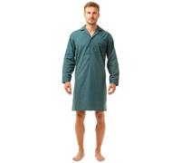 Haigman Manica Lunga Ginocchio Lunghezza Camicia da Notte Easy Care Cotone M-2XL