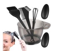 Haiir Colouring Kit per la colorazione dei capelli, set di 5 pezzi per la colorazione dei capelli, set di pennelli e ciotole, set di tinture Haiir, kit di miscelazione per capelli, set per la