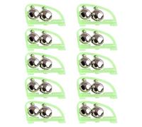 Haiki 10 Pesca Pescing Attrezzatura da Pesca Attrezzatura A Canna Morte Allarme Esche Glow Night Indicatori Doppio Alarmante Alarmante