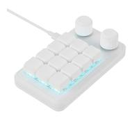 Haiki 12 tastiere meccaniche chiave programmabili di gioco con due manopole e RGBs che accendono il tipo cavo di C