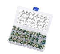 Haiki 15 Valore 225pcs Condditori Elettrolitici in Alluminio Strumento Miglioramento delle Competenze Pratiche Adatto per L'elettronica Domestica E Utilizzare Miglioramento delle Competenze Pratiche