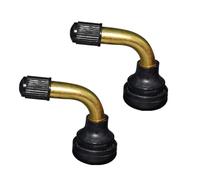 Haiki PVR40 50 60 70 Valvole Pneumatici Stelo 90 Gradi Bent Gomma Base Ruota Valvole Pneumatici Stelo con Tappi per Pneumatici Moto