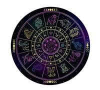 Haiki Tappetino per mouse con pendoli di astrologia costellazioni tappetino per il mouse in gomma divinazioni tappetino rabdomanzia pendoli cerimonia per la decorazione della scrivania stregoneria