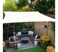 HAIKUS Tenda a Vela Quadrata 2,5x2,5 m Traspirante, Protezione Raggi UV, Telo Ombreggiante Rettangolare 250x250 cm, Tenda da Sole per Esterno, Giardino Terrazzo, Bianca