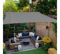 HAIKUS Tenda a Vela Quadrata 3x3 m Traspirante, Protezione Raggi UV, Telo Ombreggiante Rettangolare 300x300 cm, Tenda da Sole per Esterno, Giardino Terrazzo, Grigia Scura