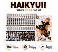 Haikyu Manga Vol 1-45 Set Completo Metà/Intero Edizione Inglese