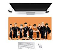 Haikyuu Anime, tappetino per mouse avanzato, grande tappetino per mouse da gioco, in gomma antiscivolo, per PC e MacBook, decorazione da scrivania, 40 x 90 cm