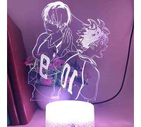 Haikyuu Led Night Light Anime Kozume Kenma Lampada Bambini Regalo di Compleanno per Camera Da Letto Decor Haikyuu Kenma Illusione Luce-7 Colore Touch