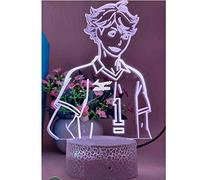 Haikyuu !! Led Night Light Anime Kozume Kenma Lampada per arredamento camera da letto Nightlight Bambini Regalo di compleanno per bambini Haikyuu Kenma Light (7 colori touch + telecomando)