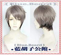 Haikyuu !! Miya Atsumu Miya Osamu Parrucche Cosplay Bionda Nera Mista Corta Parrucca sintetica per capelli in fibra sintetica ad alta temperatura miya osamu