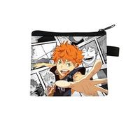 Haikyuu Portamonete per bambini Shoyo Hinata Borsa per il cambio, piccola borsa con stampa di cartoni animati, portamonete anime con cerniera Design Tobio Kageyama Portafogli Borse Regali, Tipo 34,