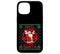 Hail Santa Brutto Maglione di Natale Custodia per iPhone 15