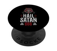 Hail Satan I Satanismo I Black Death Metal PopSockets PopGrip Adesivo