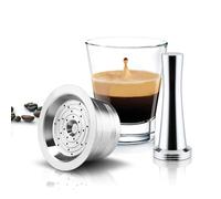 HAILASRE Refillable Stainless Steel Combo Reusable Cafissimo Coffee Capsule for Refill Capsule Coffee Filter for Kfee Caffitaly Cafissimo (COMBO)