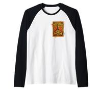 Haile Selassie Leone di Giuda Etiopia Arte Rasta Reggae Maglia con Maniche Raglan