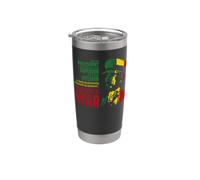 Haile Selassie War Discorsi Lion de Juda Jah Bless Rasta Bicchiere termico in acciaio inox doppia parete
