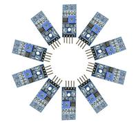 Hailege 10pcs TCRT5000 Sensore riflettente a infrarossi IR Fotocellula Linea di barriera Modulo di evitamento degli ostacoli Modulo
