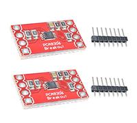 Hailege 2 pezzi PCA9306 traslatore di livello Modulo breakout IIC I2C Traslatore bidirezionale a doppia tensione a 2 bit 5 V 3,3 V
