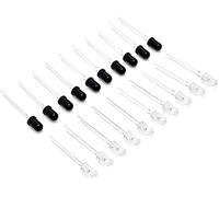 Hailege 20pcs 5mm 940nm LED Emettitore A Infrarossi e Diodo Ricevitore IR per 5MM Infrarossi 10 Emissione + 10 Tubo Ricevitore (Confezione da 10 Paia)