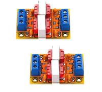 Hailege 2pcs HiFi Audio Stereo Isolator Current Sound Interference Eliminate Filter Isolation Acoustic Noise Isolation Ground Loop Suppressor