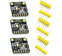 Hailege 3 pezzi TCS34725 TCS-34725 Sensore di colore della luce RGB Modulo di rilevamento del colore Sensore di colore RGB con filtro IR