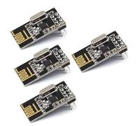Hailege 4pcs NRF24L01+ Modulo transceiver wireless 2.4G Modulo transceiver wireless Modulo transceiver radio RF PI ARM Wireless Modello 200M