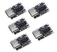 Hailege 5 pezzi TP4057 Scheda di ricarica della batteria al litio 1A 3.7V con protezione Type-C USB C Scheda di ricarica della batteria agli ioni di litio