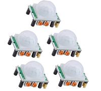 Hailege 5pcs PIR Sensore a infrarossi Modulo di movimento a infrarossi del corpo umano