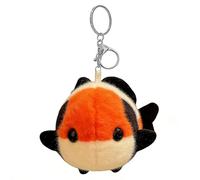 Hailerio Ciondolo Peluche, per Borsetta con Pendente a Bambola, Charm Borsa Con La Forma Di Pesce In Peluche Femminile, per Adulti Donne Ragazze Amici Famiglia Borsa Zaino Viaggio Quotidiano