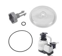 Hailerio Coperchio per pompa da piscina, copertura per pompa con valvola e - , copertura per trappola, contenitore filtrante, coperture per pompe per piscine e spa