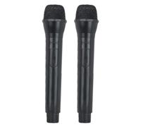 Hailerio Microfono finto, supporto per microfono, Giocattolo con microfono da palco Set da 2 pezzi Giocattolo con microfono da palco Fai finta di giocare, Microfono giocattolo di simulazione, oggetti