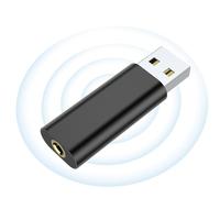 Hailerio Scheda audio USB, adattatore USB per cuffie da 3,5 mm, Plug and, scheda audio driver, interfaccia audio USB portatile per League of Legend, cuffie, cuffie