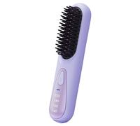 Hailerio Spazzola lisciante riscaldante, Spazzola lisciante per capelli - Pettine lisciante per styling | Ferro per lisciare i capelli portatile a riscaldamento rapido per famiglia, amici, ragazze